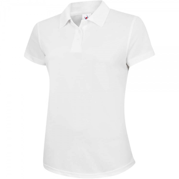 Uneek UC128 Ladies Super Cool Workwear 100% Polyester Pique Poloshirt 200gsm